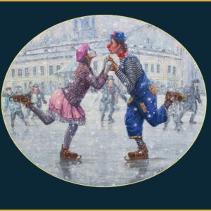 Snowflakes melted on my eyelashes