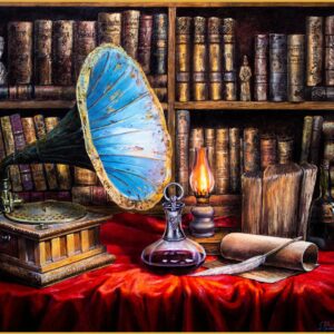 Still Life with an Old Gramophone