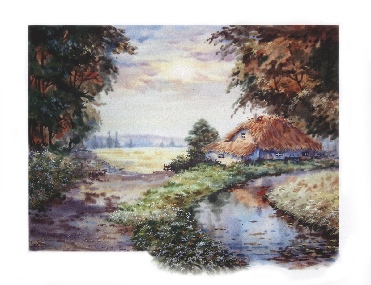 Sergey Kropovinskiy - Rural landscape