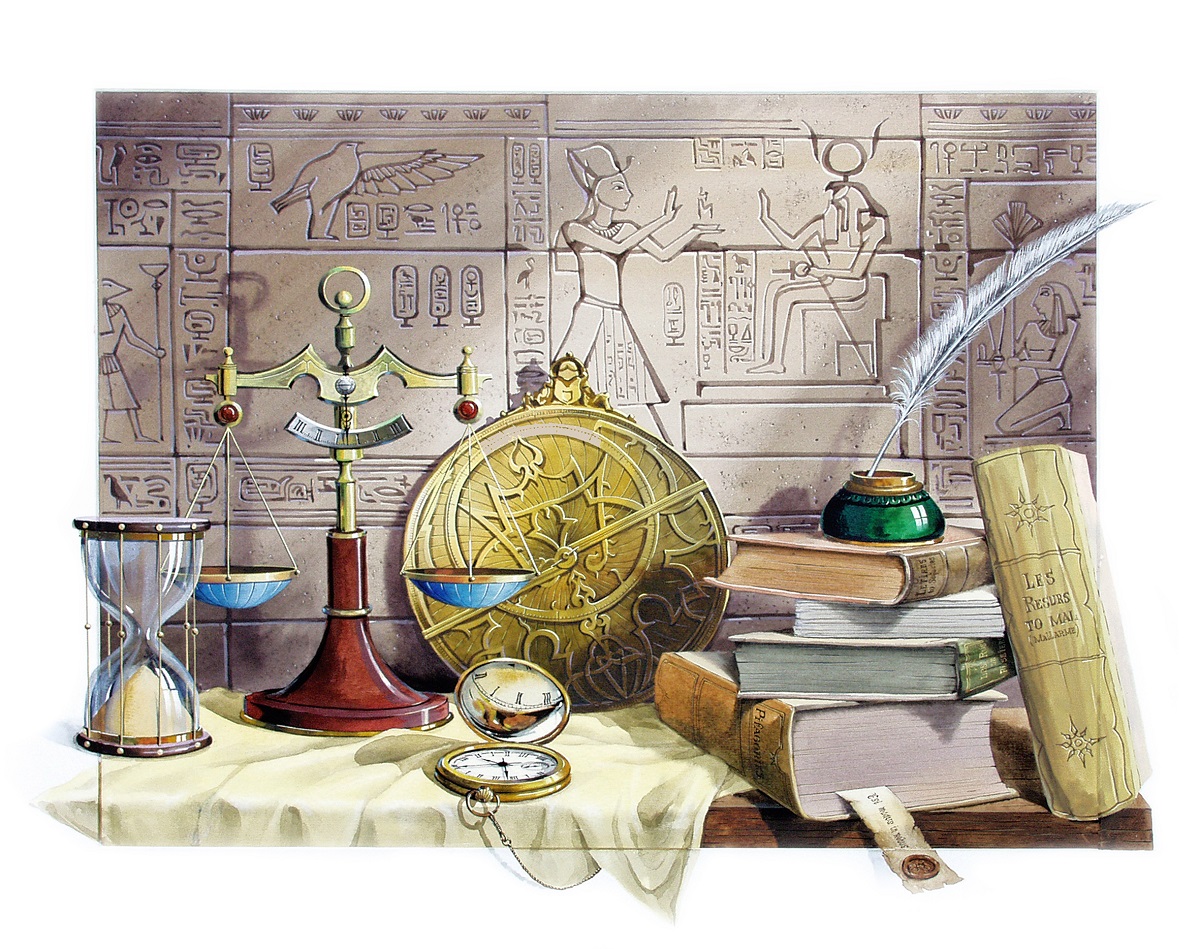 Sergey Kropovinskiy - Still life with an astrolabe